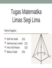 Detail Gambar Limas Segi Lima Nomer 7