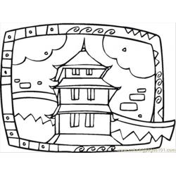 Detail Gambar Line Art Vihara Nomer 23