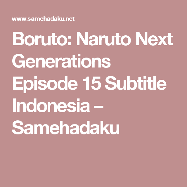 Detail Gambar Lingkaran Boruto Next Generation Nomer 11