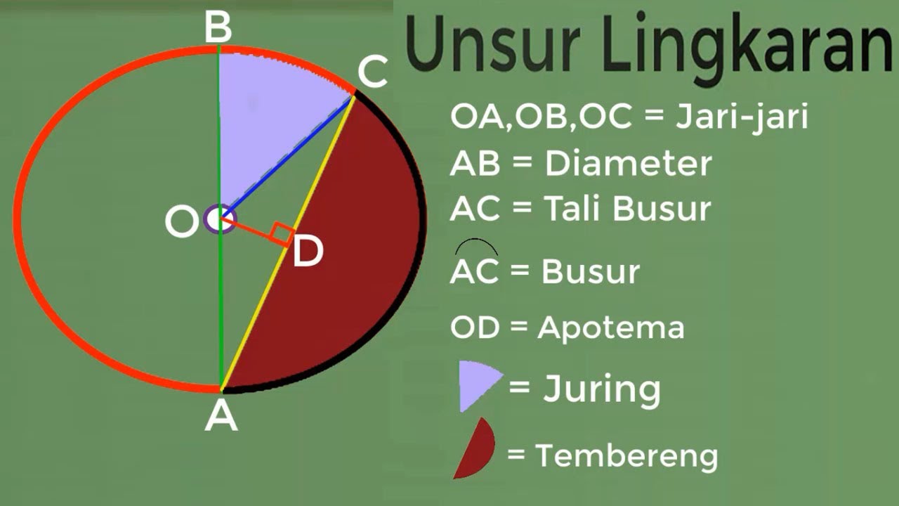 Detail Gambar Lingkaran Dengan Tembereng Tali Busur Nomer 22