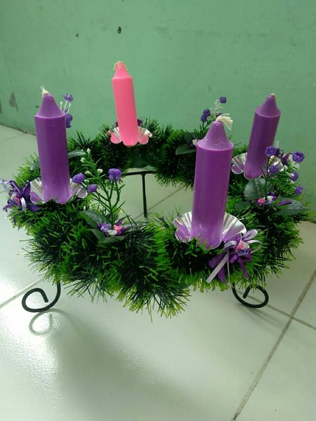 Detail Gambar Lingkaran Lilin Adven Nomer 22