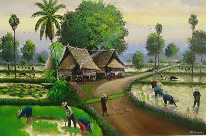 Detail Gambar Lingkungan Pedesaan Nomer 12