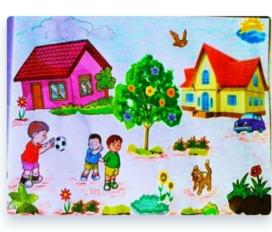 Detail Gambar Lingkungan Sekolah Montase Nomer 2