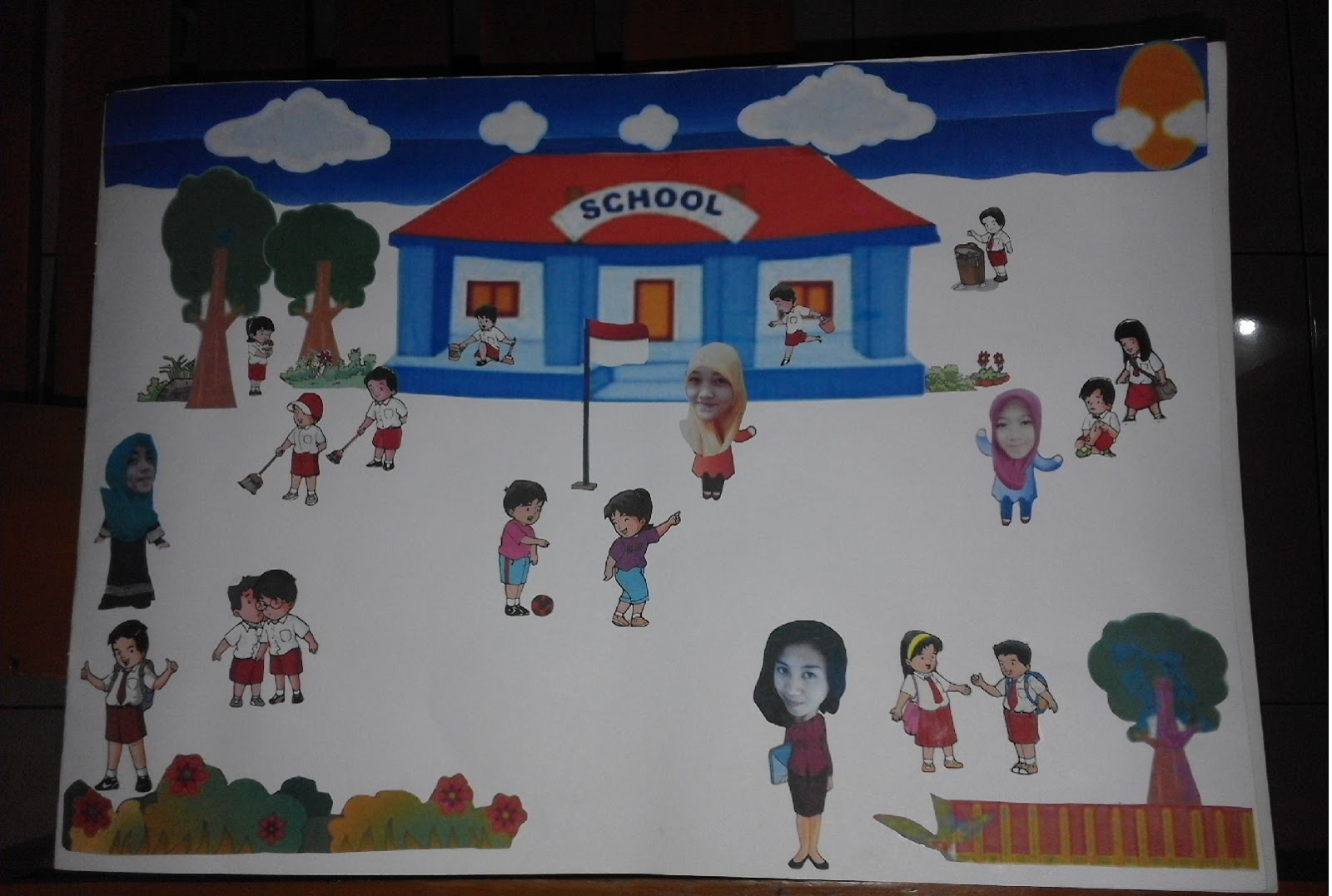 Detail Gambar Lingkungan Sekolah Montase Nomer 9