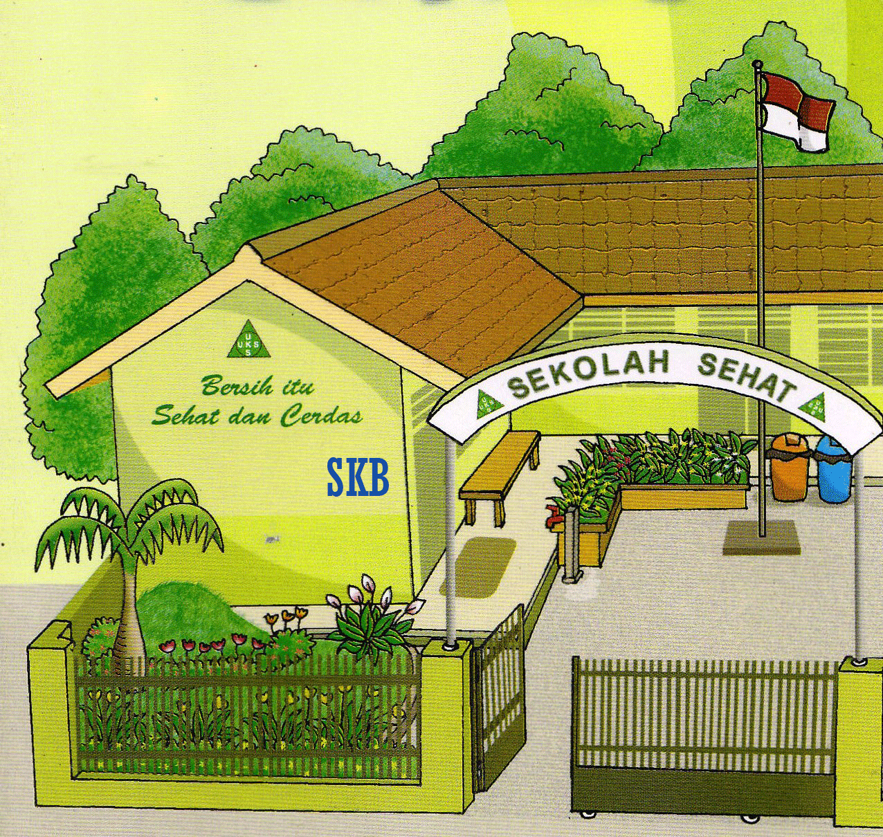 Detail Gambar Lingkungan Sekolah Yang Sehat Nomer 2