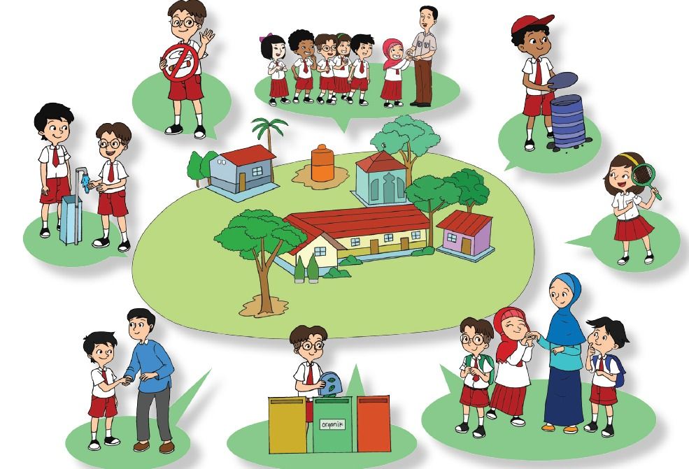 Detail Gambar Lingkungan Sekolah Yang Sehat Nomer 3