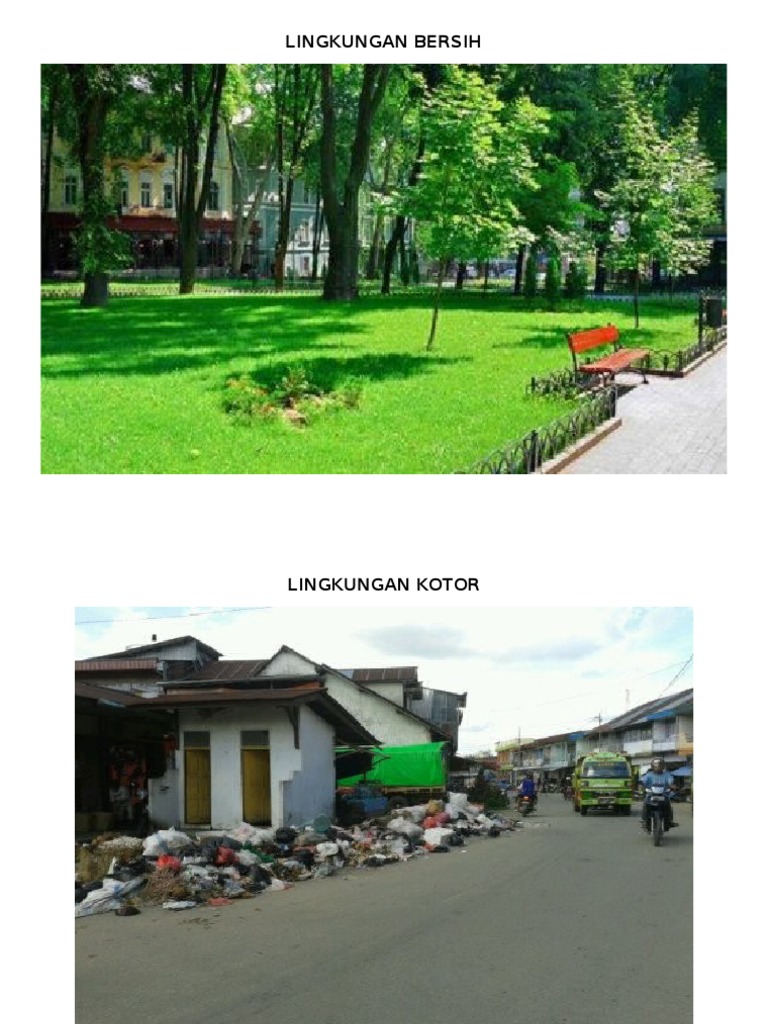 Detail Gambar Linkungan Bersih Dan Kotor Nomer 2