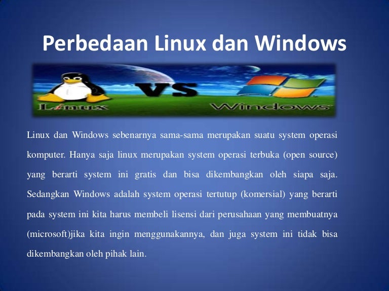 Detail Gambar Linux Susah Windows Vs Linux Nomer 41