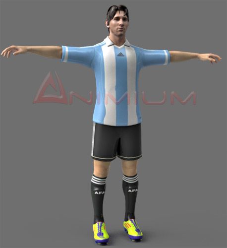 Detail Gambar Lionel Messi 3d Nomer 45