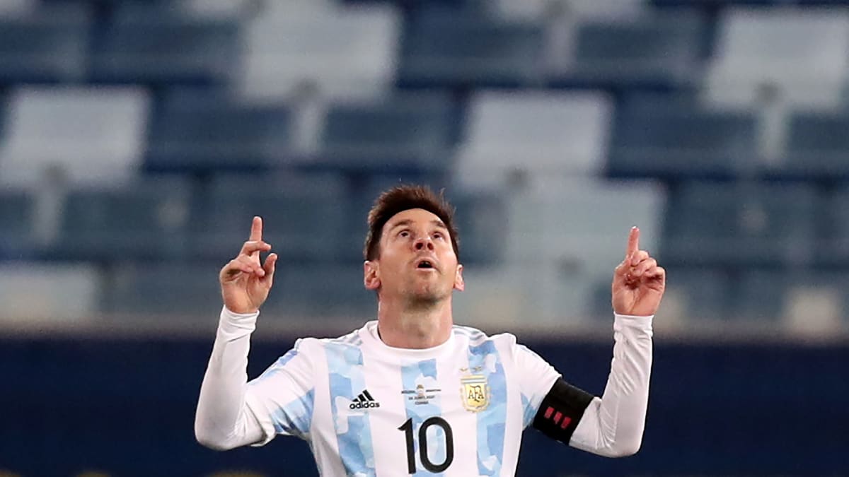 Detail Gambar Lionel Messi Argentina Nomer 14