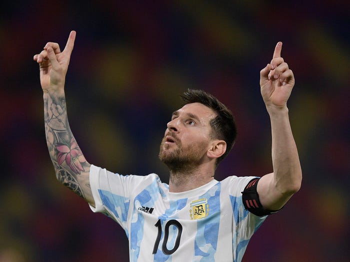 Detail Gambar Lionel Messi Argentina Nomer 3