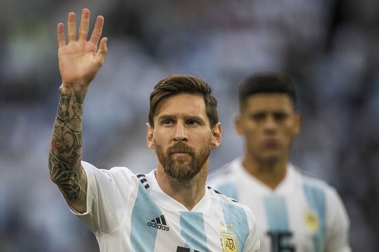 Detail Gambar Lionel Messi Argentina Nomer 50