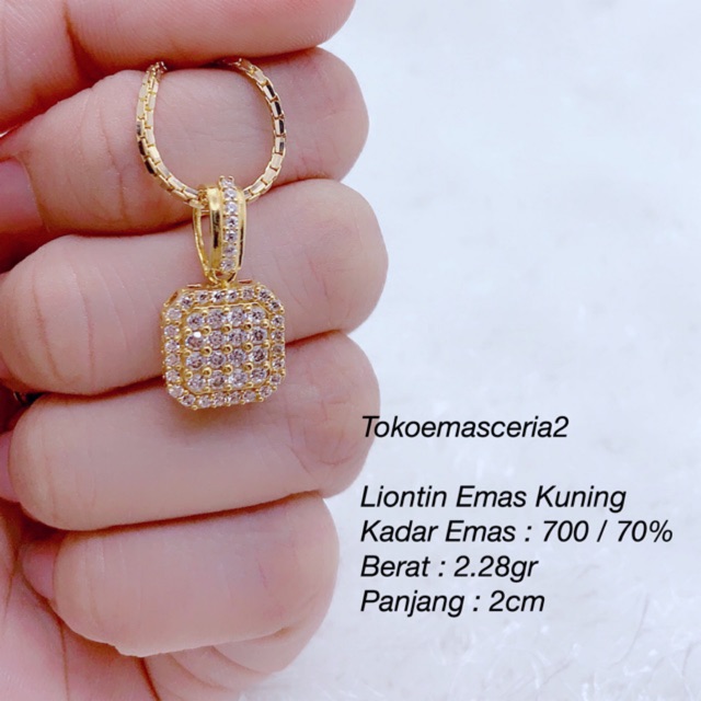 Detail Gambar Liontin Emas Nomer 33