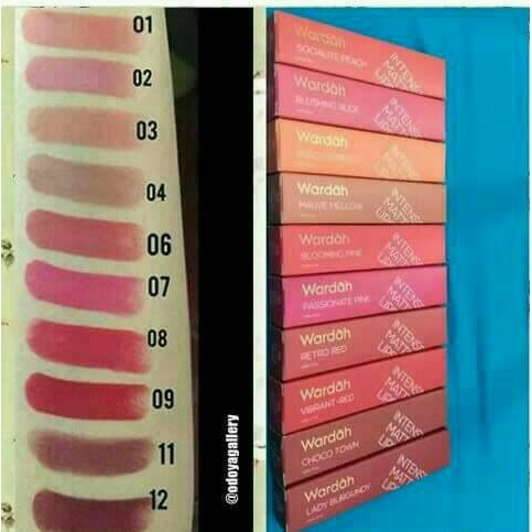 Detail Gambar Lipstik Wardah Matte Terbaru Nomer 44