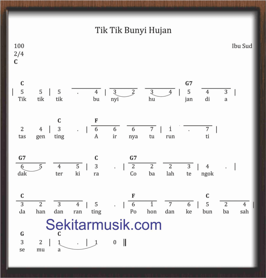 Detail Gambar Lirik Lagu Hujan Rintik Rintik Nomer 44