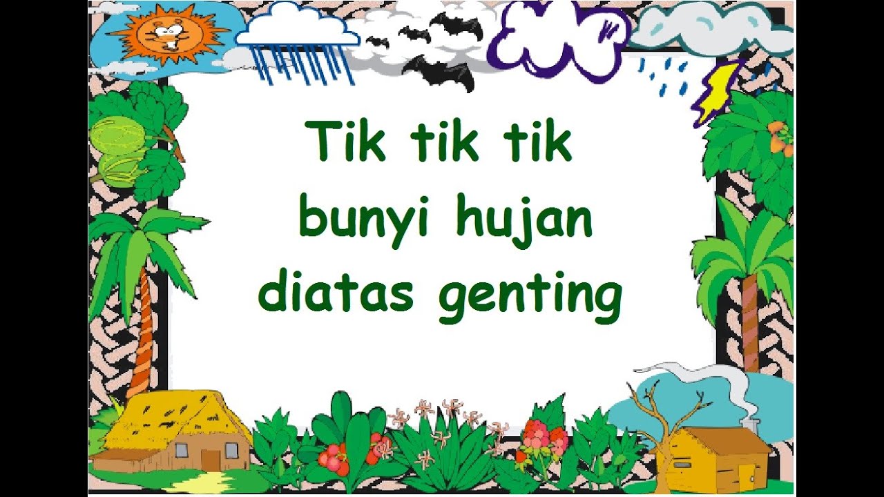 Detail Gambar Lirik Lagu Hujan Rintik Rintik Nomer 10