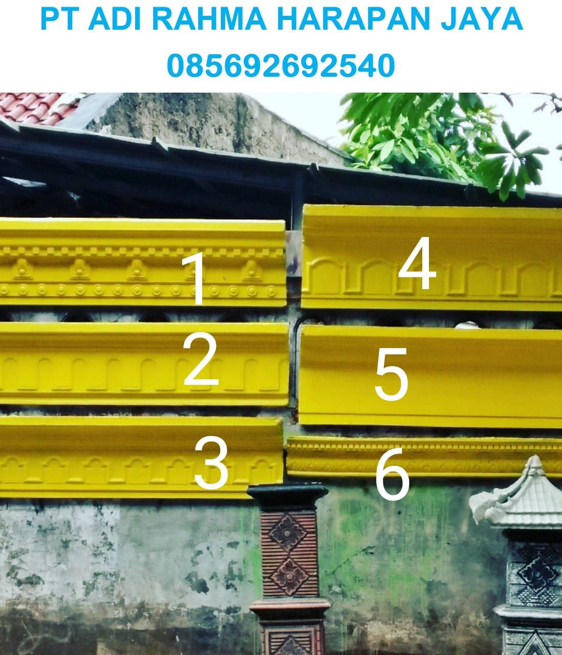 Detail Gambar Lisplang Beton Nomer 30