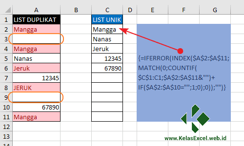 Detail Gambar List Unik Nomer 13