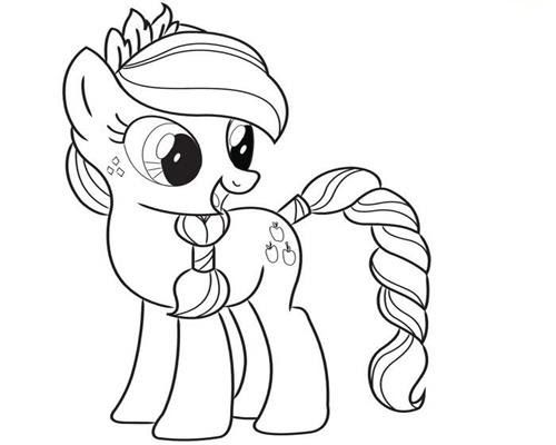 Detail Gambar Little Pony Hitam Putih Nomer 15