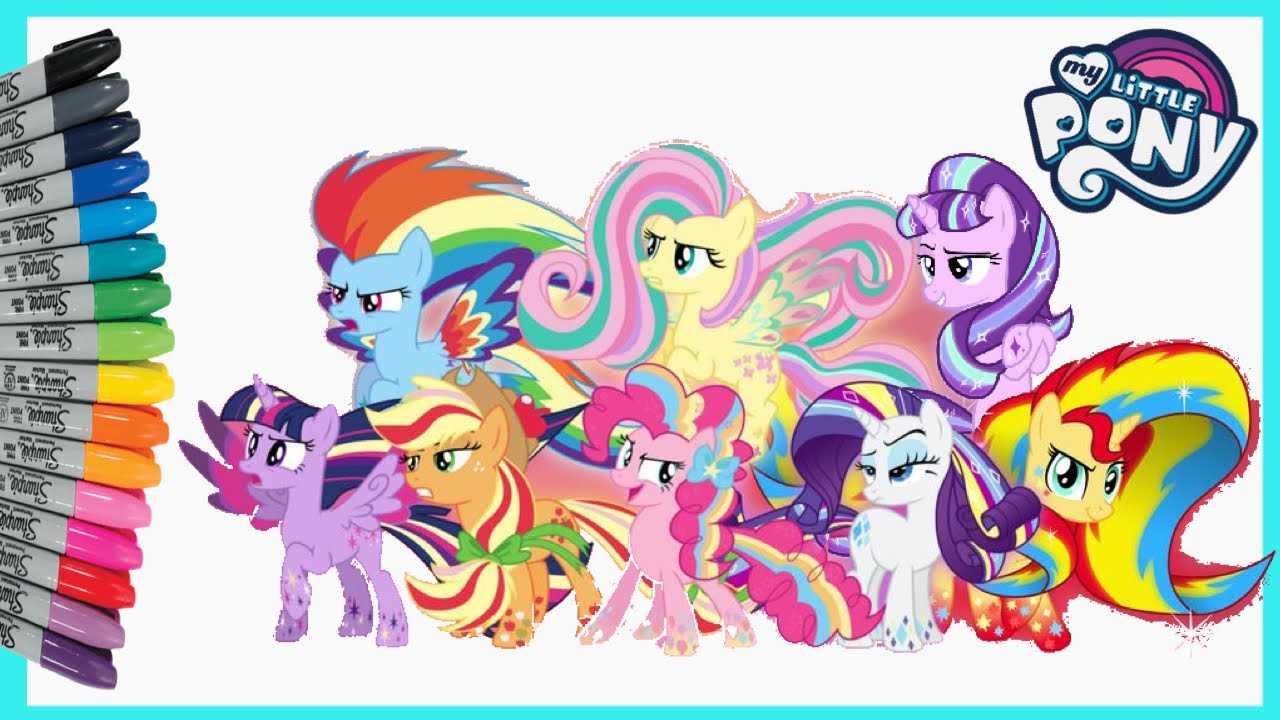 Detail Gambar Little Pony Untuk Mewarnai Nomer 39