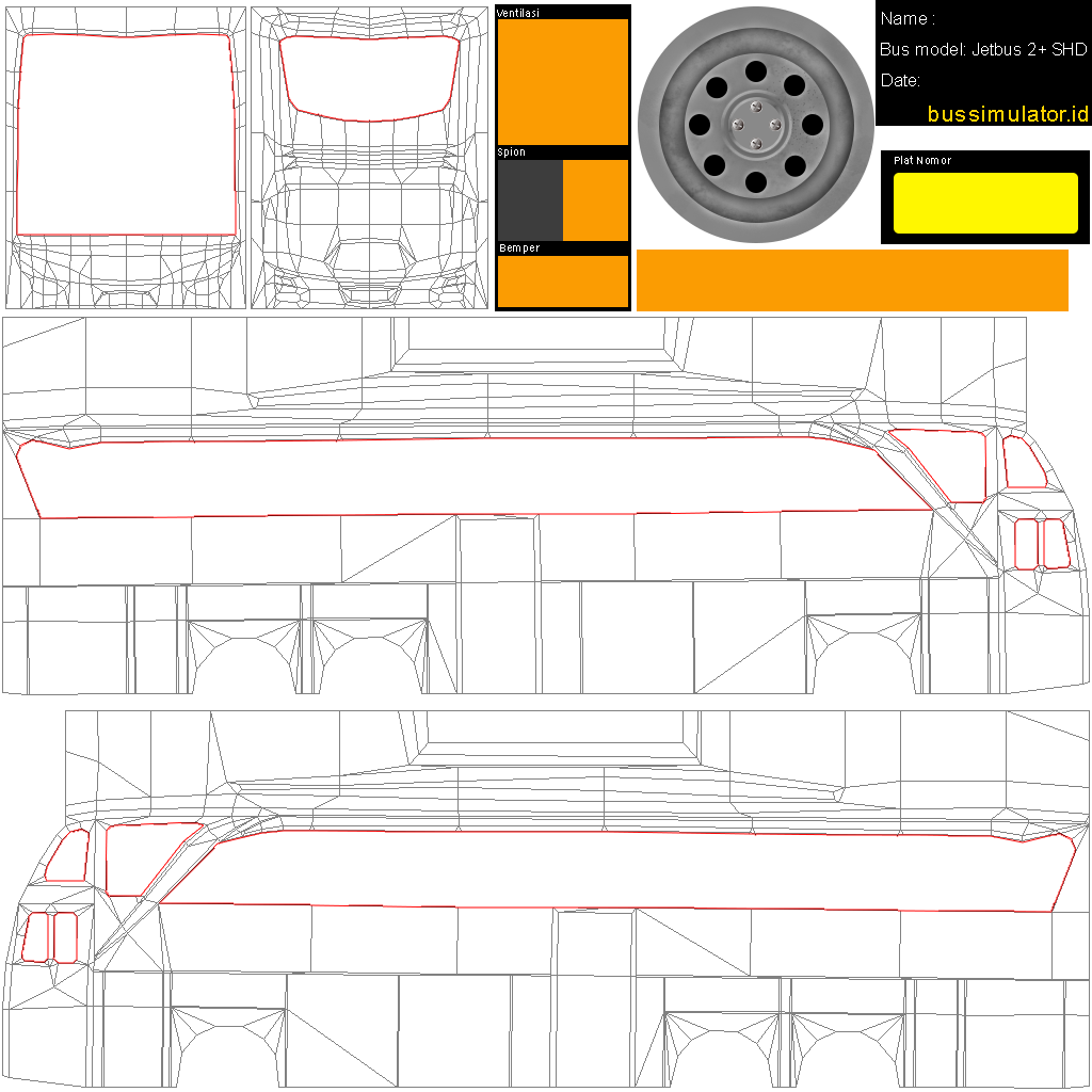 Detail Gambar Livery Kosng Shd Bussid Nomer 2