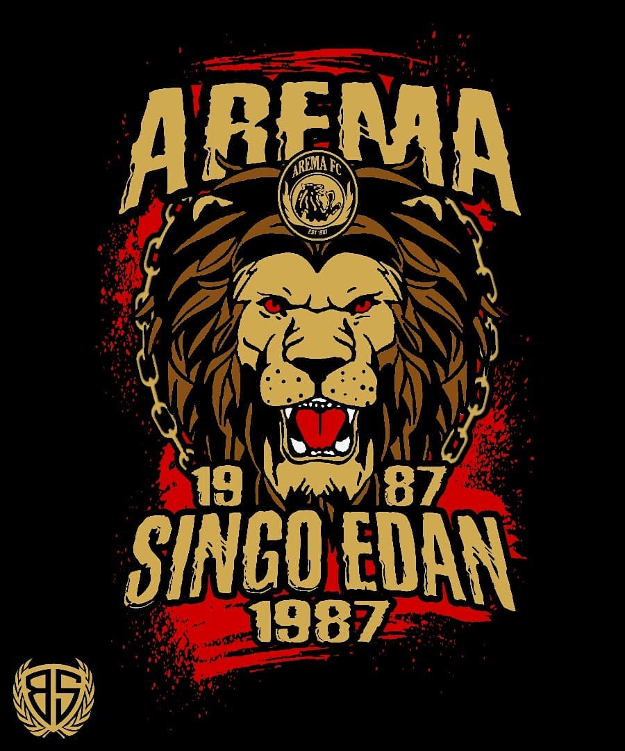 Detail Gambar Logo Arema Singo Edan Nomer 3