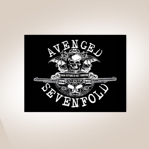 Detail Gambar Logo Avenged Sevenfold Di Tembok Nomer 13