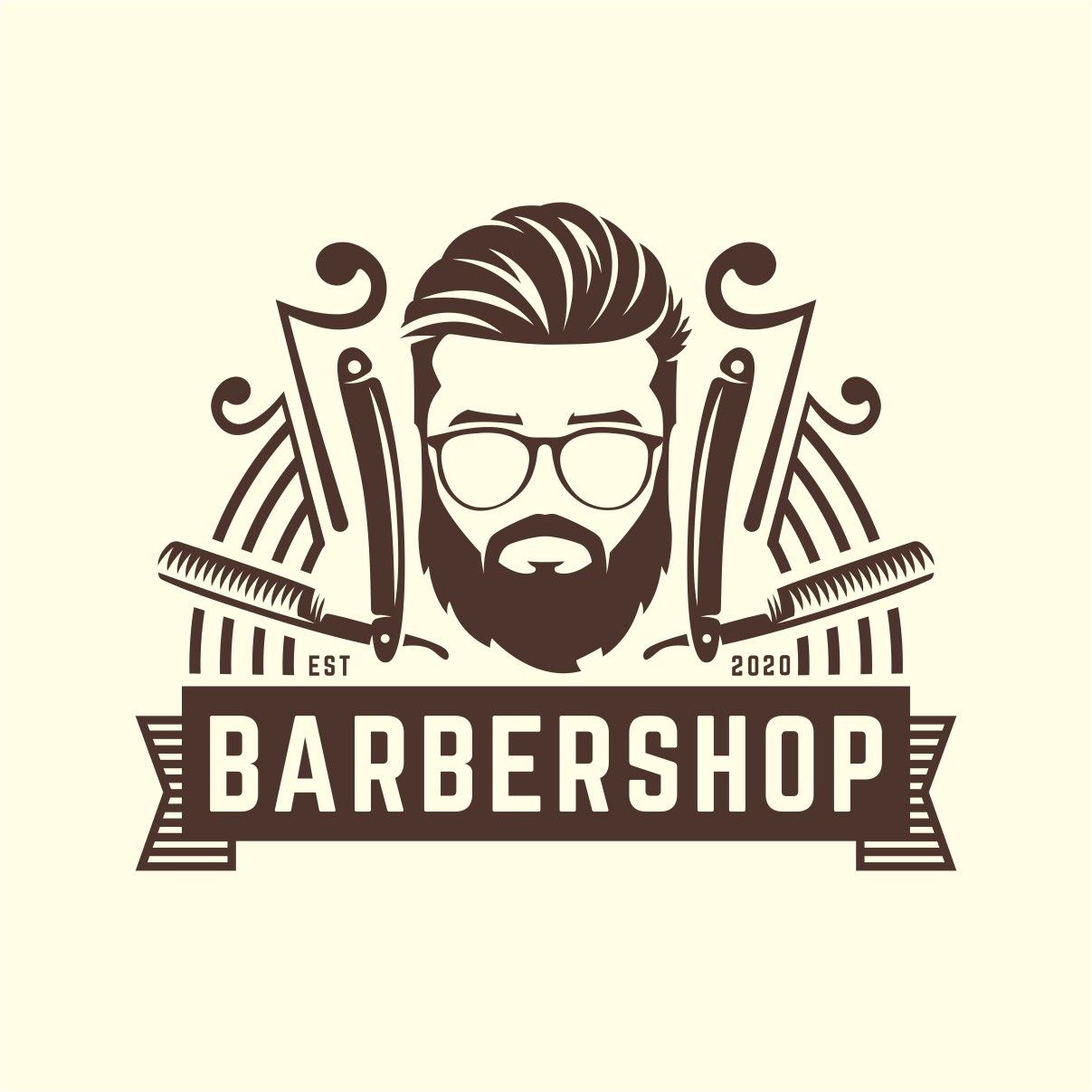 Detail Gambar Logo Barbershop Nomer 24