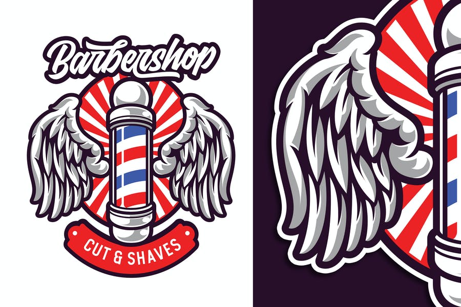 Detail Gambar Logo Barbershop Nomer 46