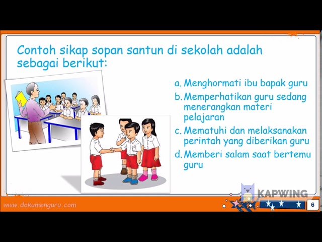 Detail Contoh Sikap Sopan Santun Di Sekolah Nomer 8