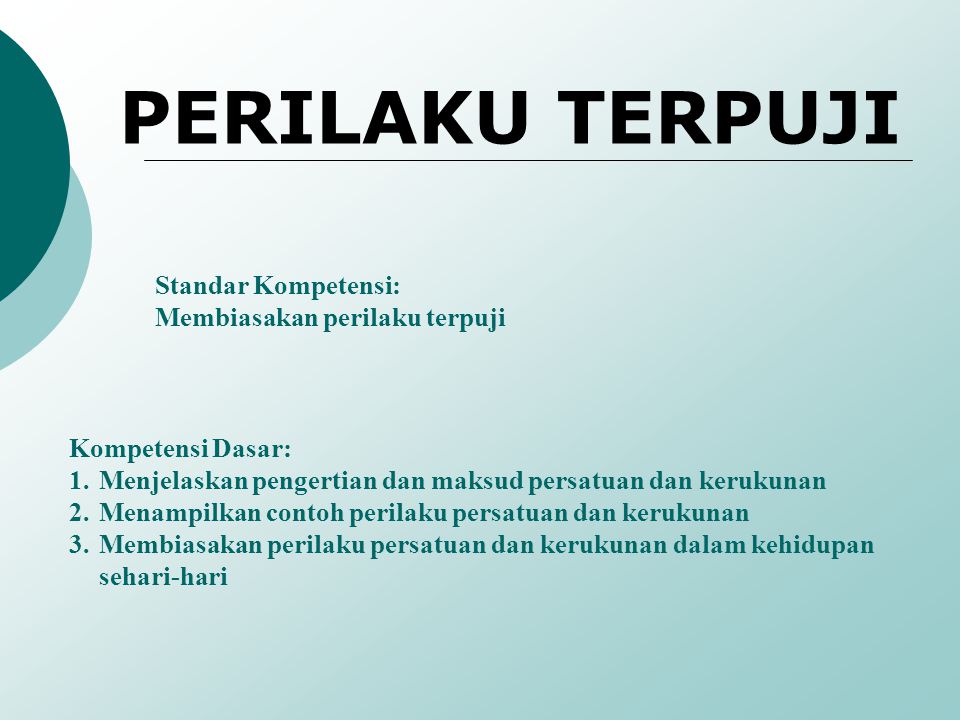 Detail Contoh Sikap Terpuji Nomer 17