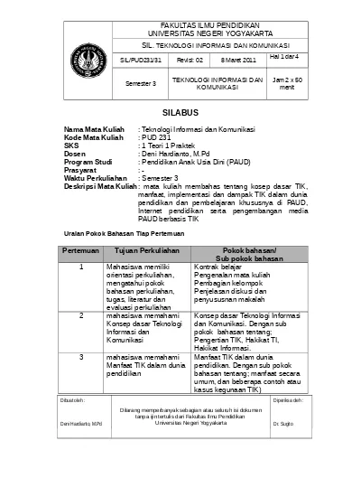 Detail Contoh Silabus Paud Nomer 26