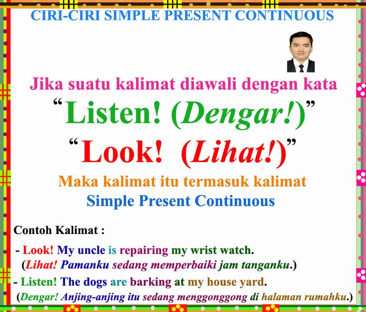 Detail Contoh Simple Present Continuous Nomer 47