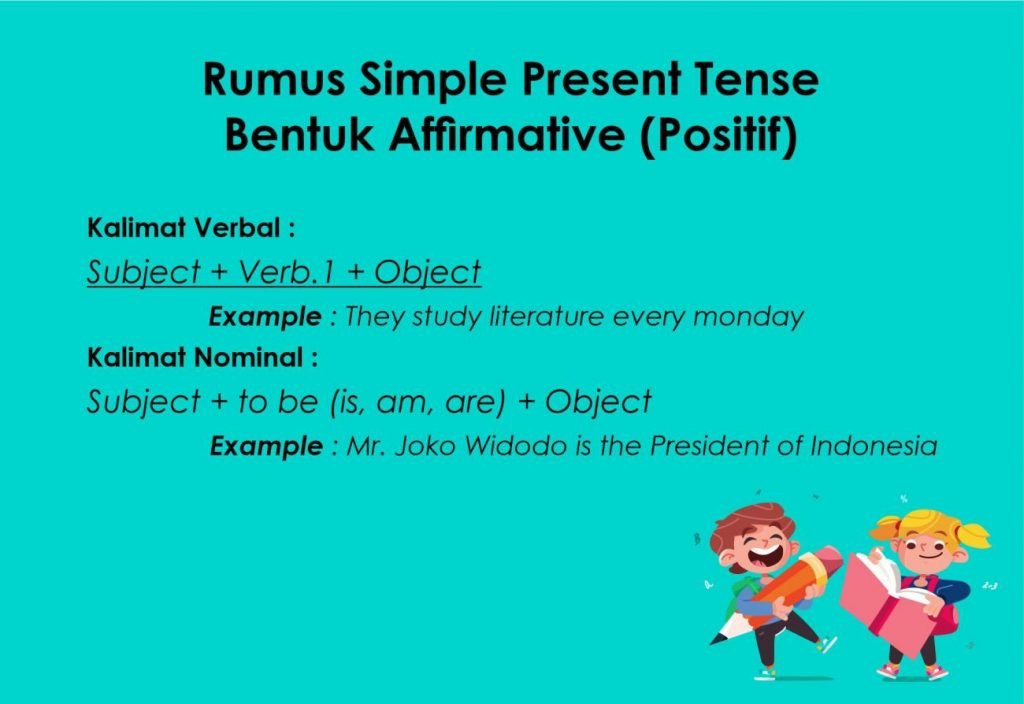 Detail Contoh Simple Present Tense Verbal Nomer 6