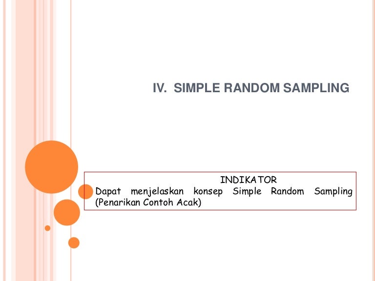 Detail Contoh Simple Random Sampling Nomer 55