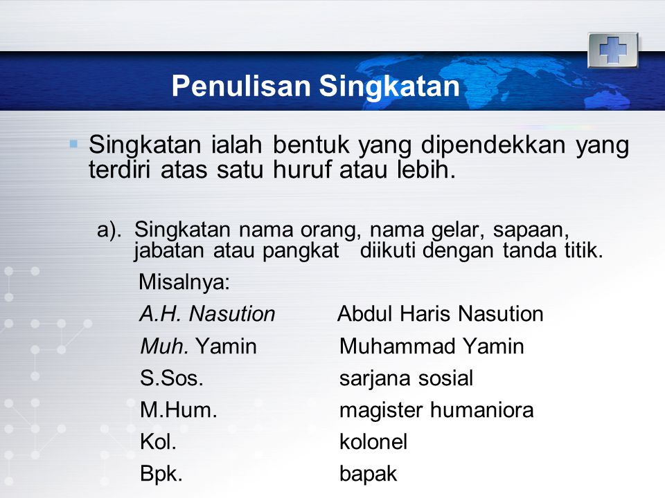 Detail Contoh Singkatan Nama Orang Nomer 10