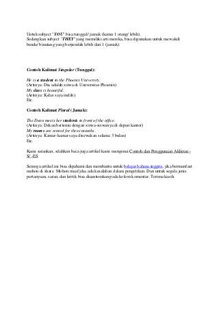 Detail Contoh Singular And Plural Nomer 52