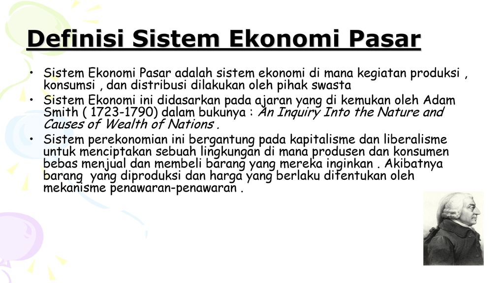 Detail Contoh Sistem Ekonomi Pasar Nomer 12