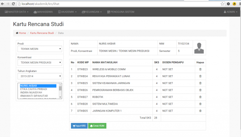 Detail Contoh Sistem Informasi Berbasis Web Nomer 7