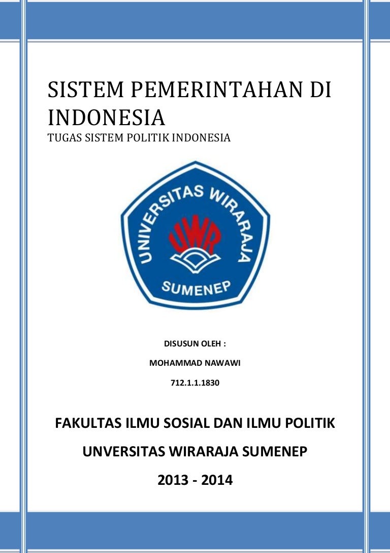 Detail Contoh Sistem Politik Nomer 25