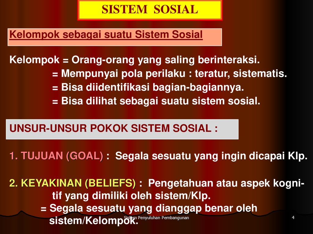 Detail Contoh Sistem Sosial Nomer 7