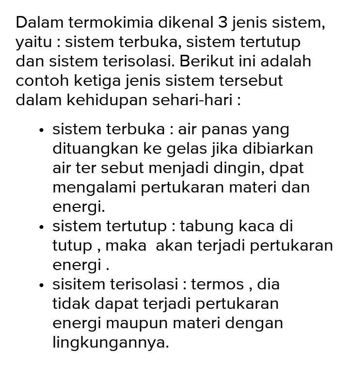 Detail Contoh Sistem Terbuka Nomer 2