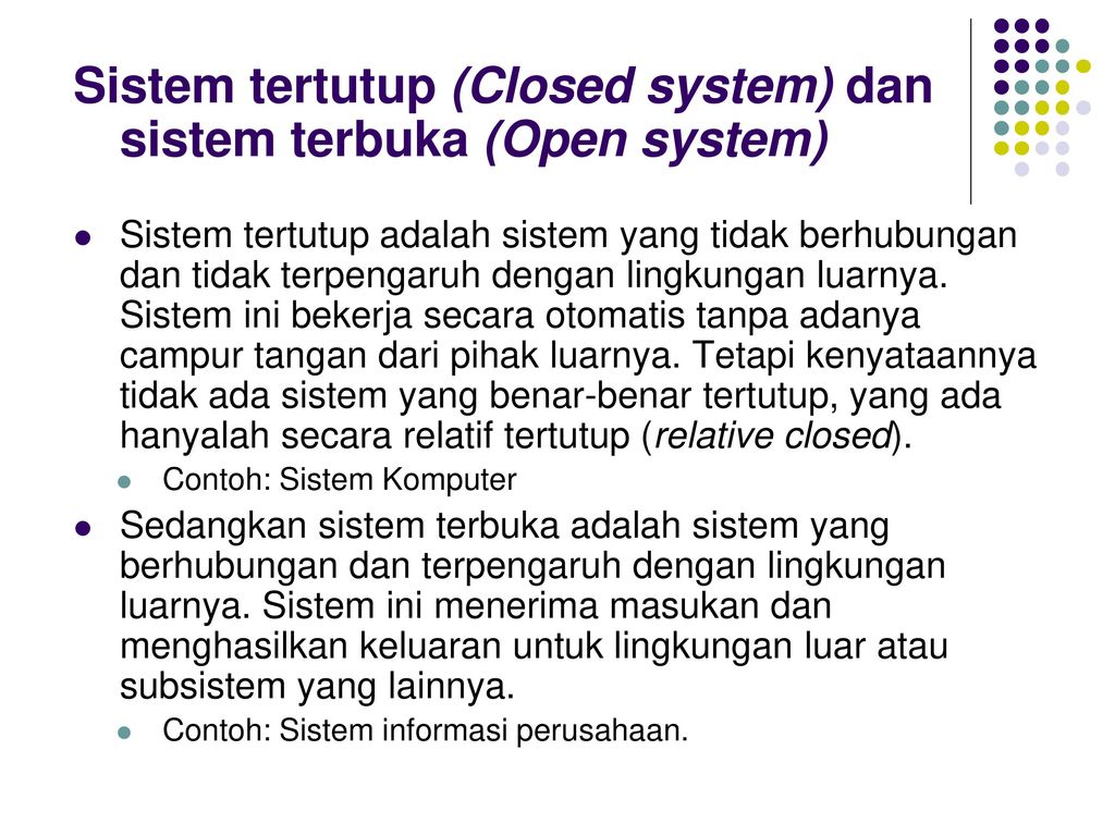 Detail Contoh Sistem Terbuka Nomer 18