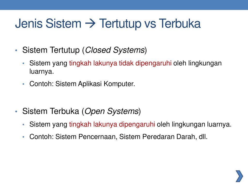 Detail Contoh Sistem Terbuka Nomer 22