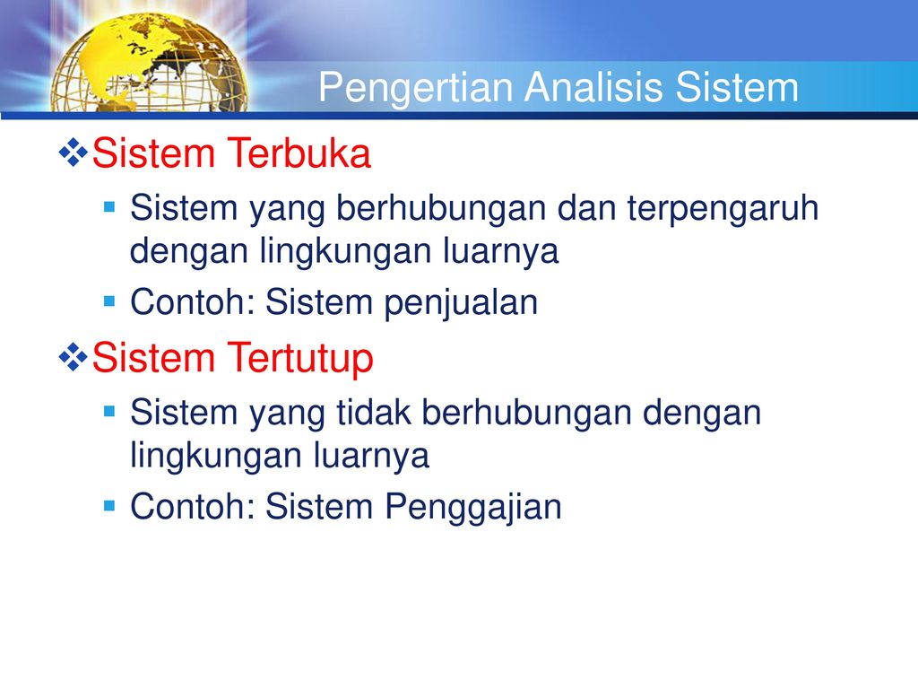 Detail Contoh Sistem Terbuka Nomer 26