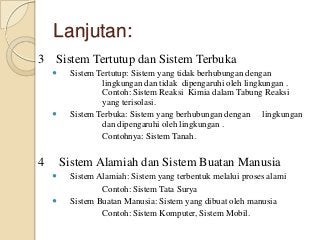 Detail Contoh Sistem Terbuka Nomer 46