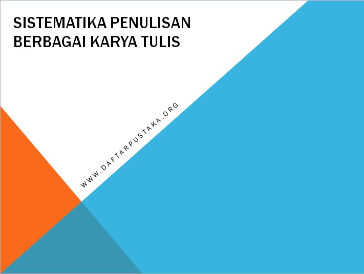 Detail Contoh Sistematika Penulisan Makalah Nomer 37