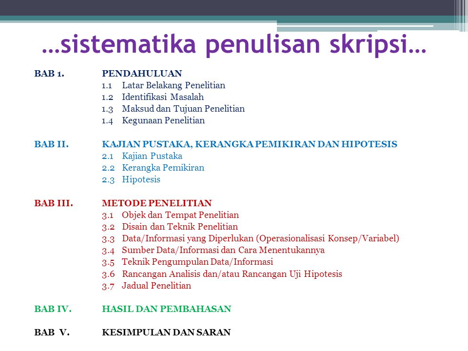 Detail Contoh Sistematika Penulisan Skripsi Nomer 19