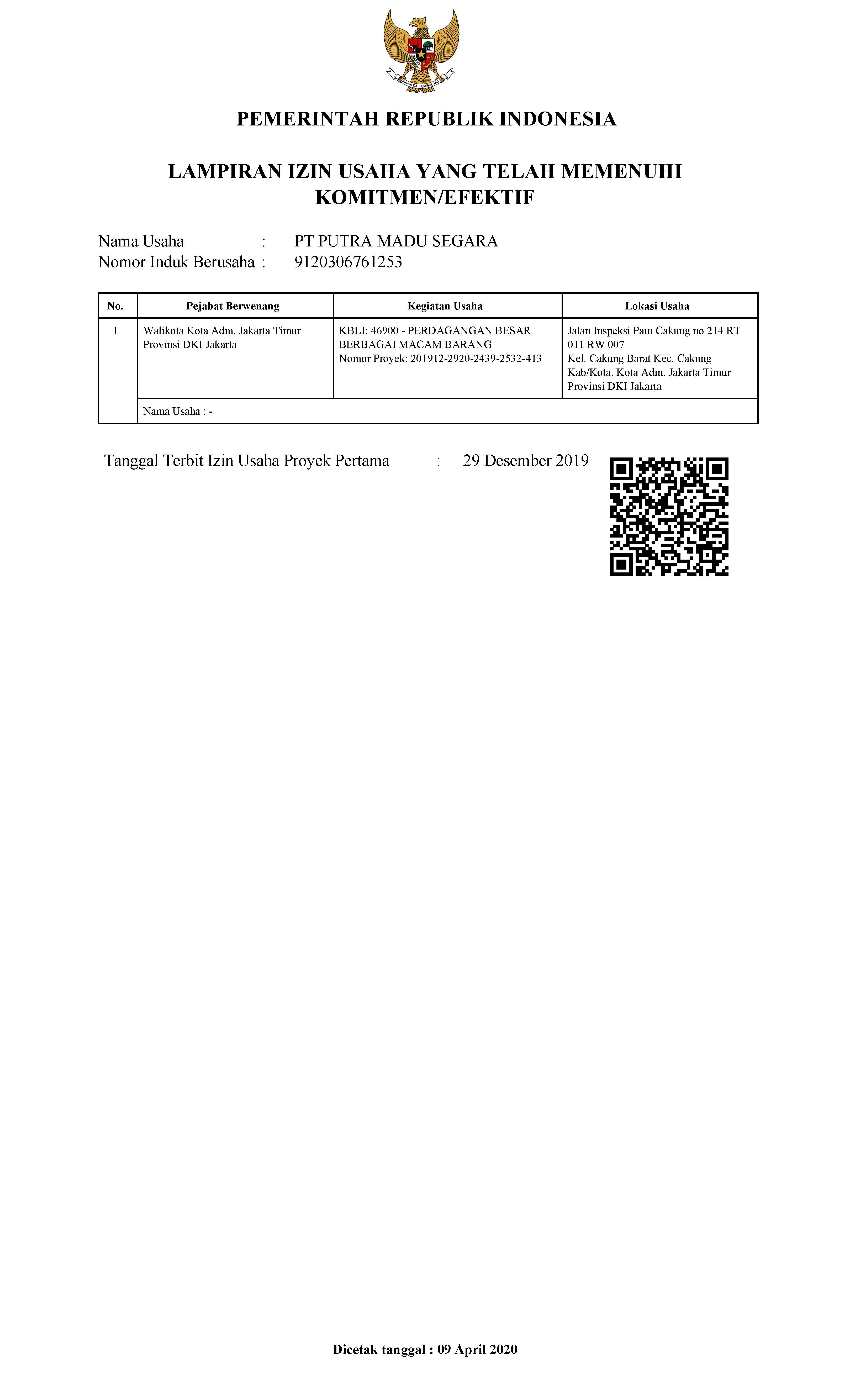 Detail Contoh Siup Surat Izin Usaha Perdagangan Nomer 22