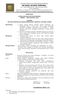 Detail Contoh Sk Operator Nomer 8